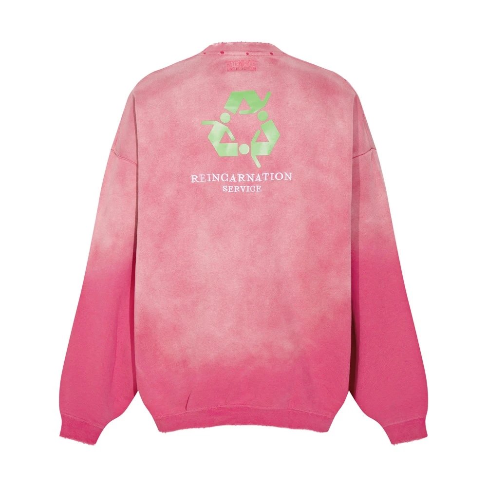 v222 Rose Red Crew Neck