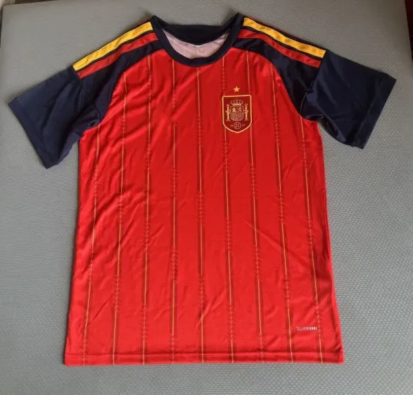 Spain National Team Home Jersey Red/Navy - 1