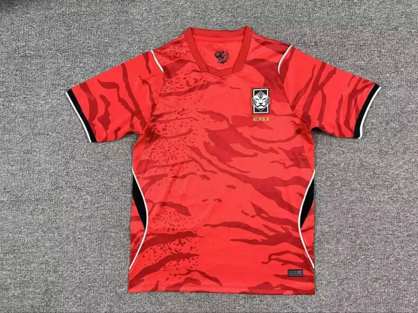 Korea National Team 2022 Tiger Camo Red Jersey - 1