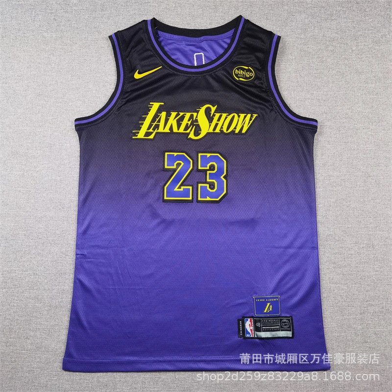25 Lakers 23 City Edition Purple