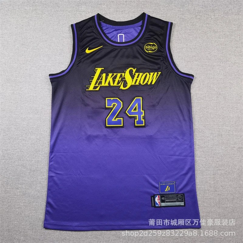25 Lakers 24 City Edition Purple