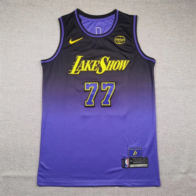 25 Lakers 77 City Edition Purple