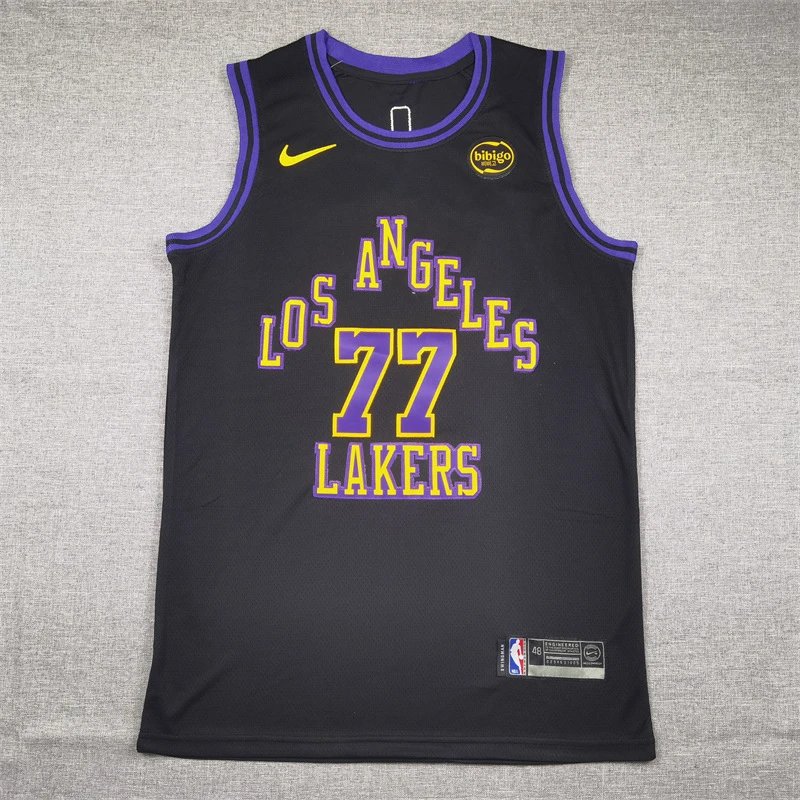 24 Lakers 77 City Edition Black