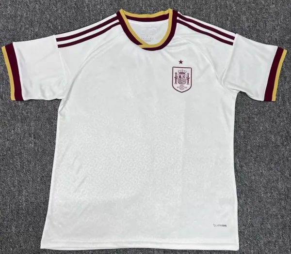Adidas Spain National Team 2009 Away Jersey White - 1