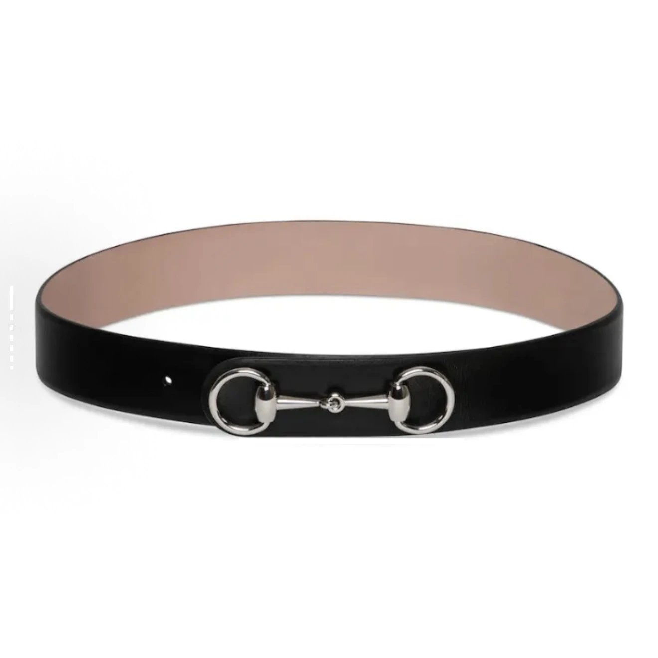 GUC26 Genuine Leather Belt with New Horsebit Buckle