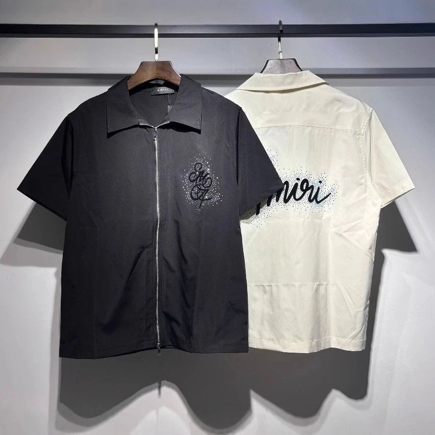 Amiri Rhinestone Logo Logo Fashion Item