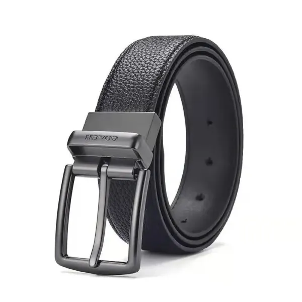 Coach Reversible Leather Belt Black - 1