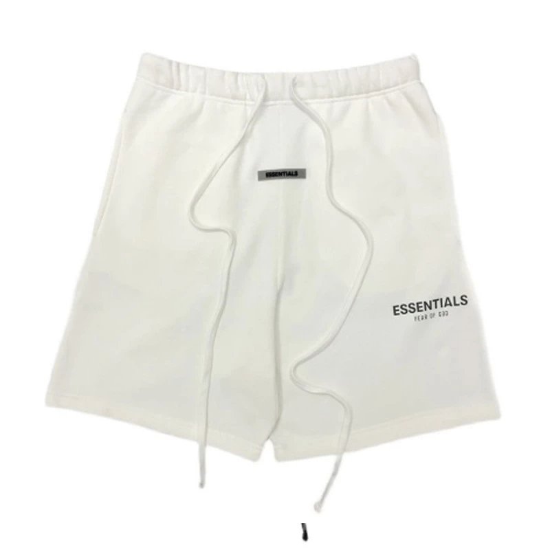 Fear of God Essentials Light Oatmeal Heather Sweat Shorts