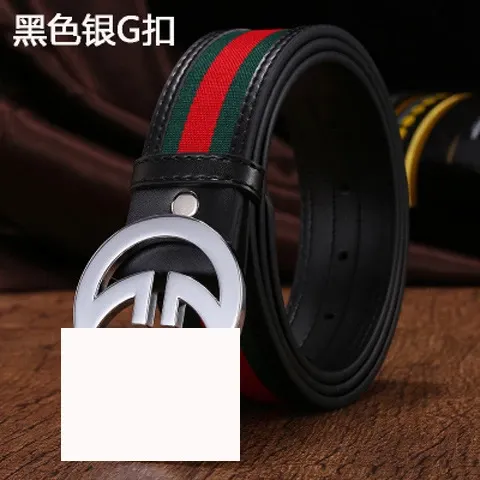 Gucci GG Marmont Belt Beige Brown Canvas Leather Belt - 11