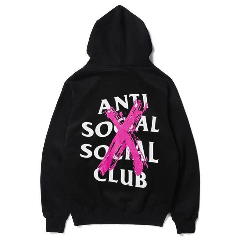 Anti Social Social Club X Logo Black Hoodie