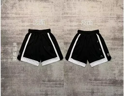 thumbnail for Breathable quick-drying shorts embroidered training sports basketball loose elite cropped pants