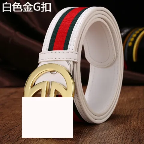 Gucci GG Marmont Belt Beige Brown Canvas Leather Belt - 7