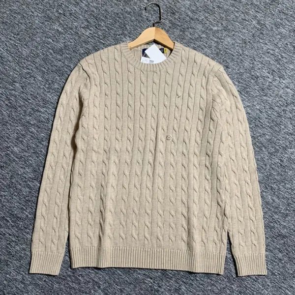Ralph Lauren Cable Knit Beige Sweater - 1