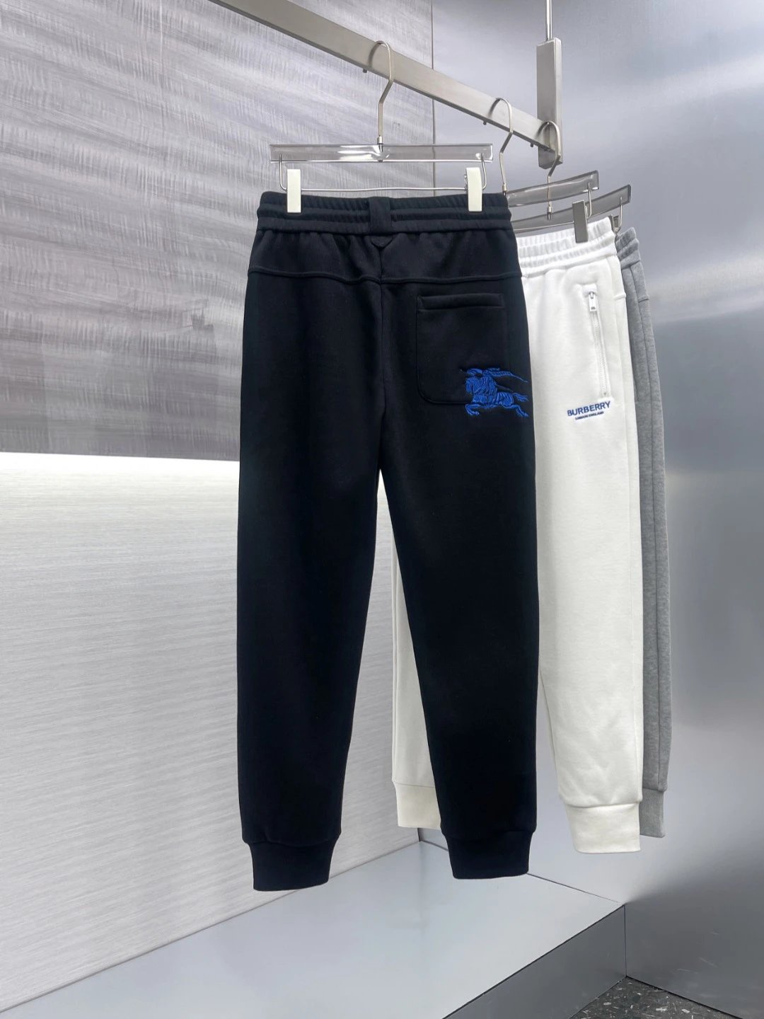 Balenciaga Cotton Jogger Pants Men Casual Sportswear