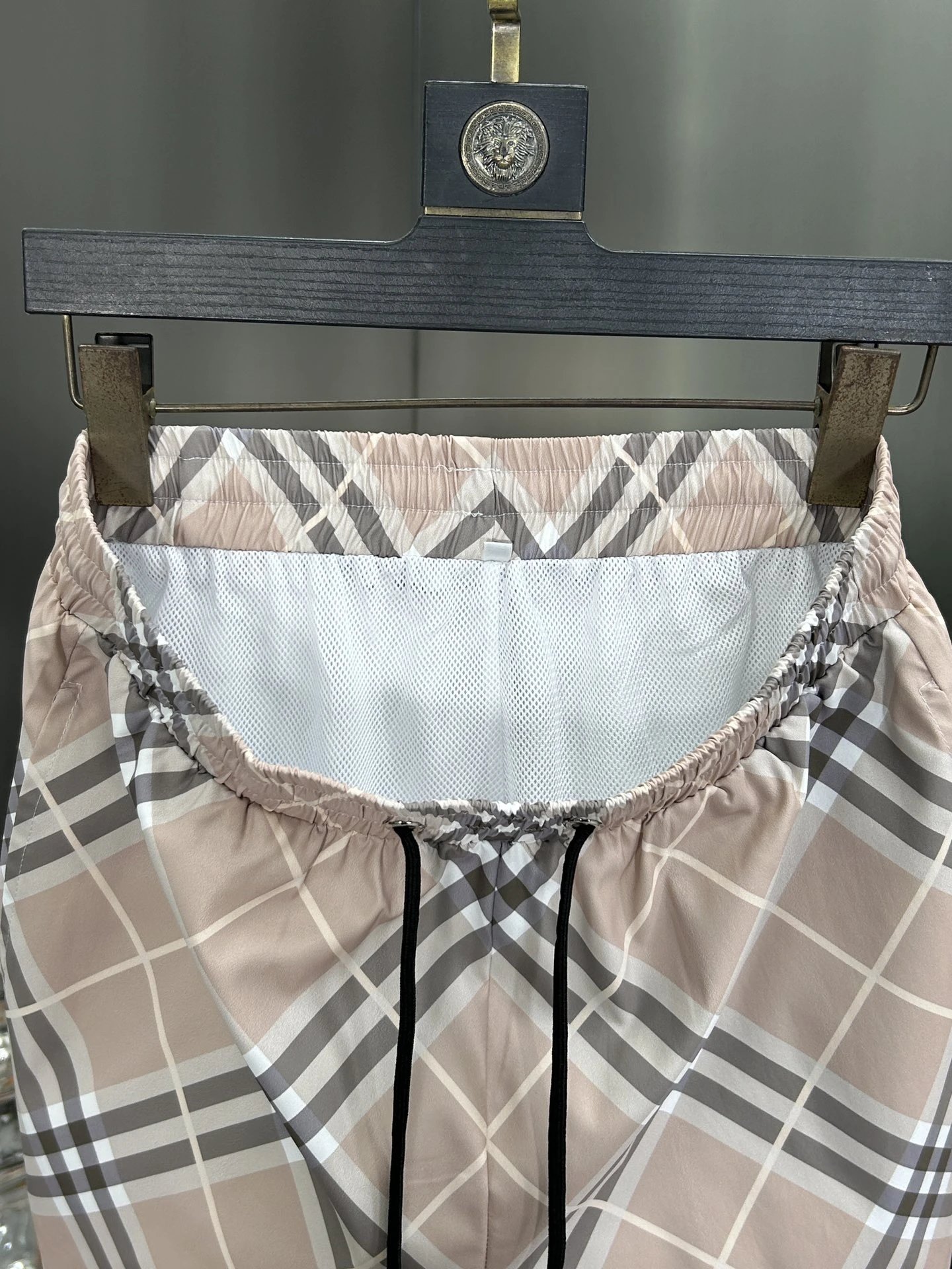 Balenciaga Plaid Shorts Men Summer Casual Streetwear