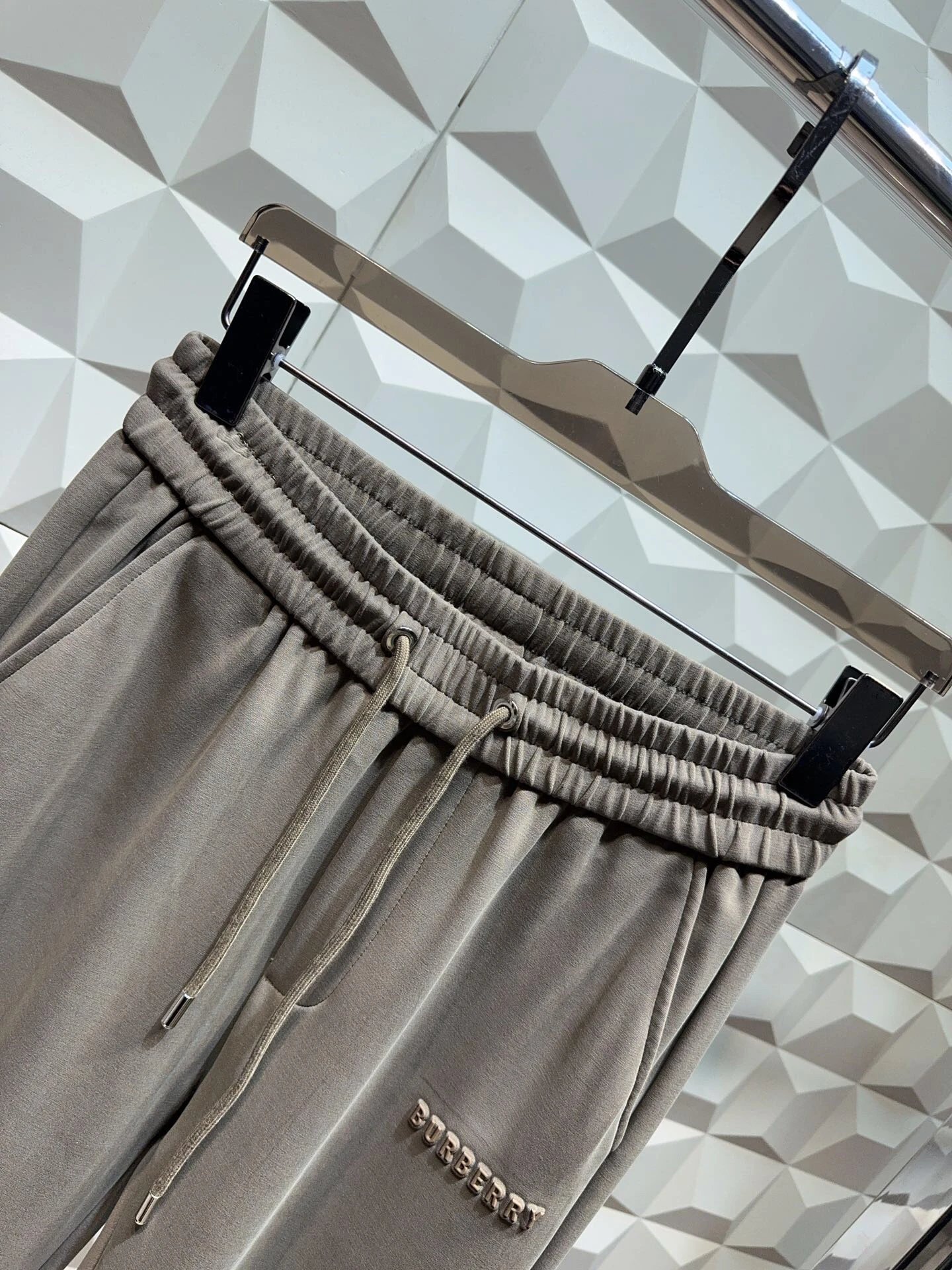Balenciaga Men's Cotton Jogger Pants Grey