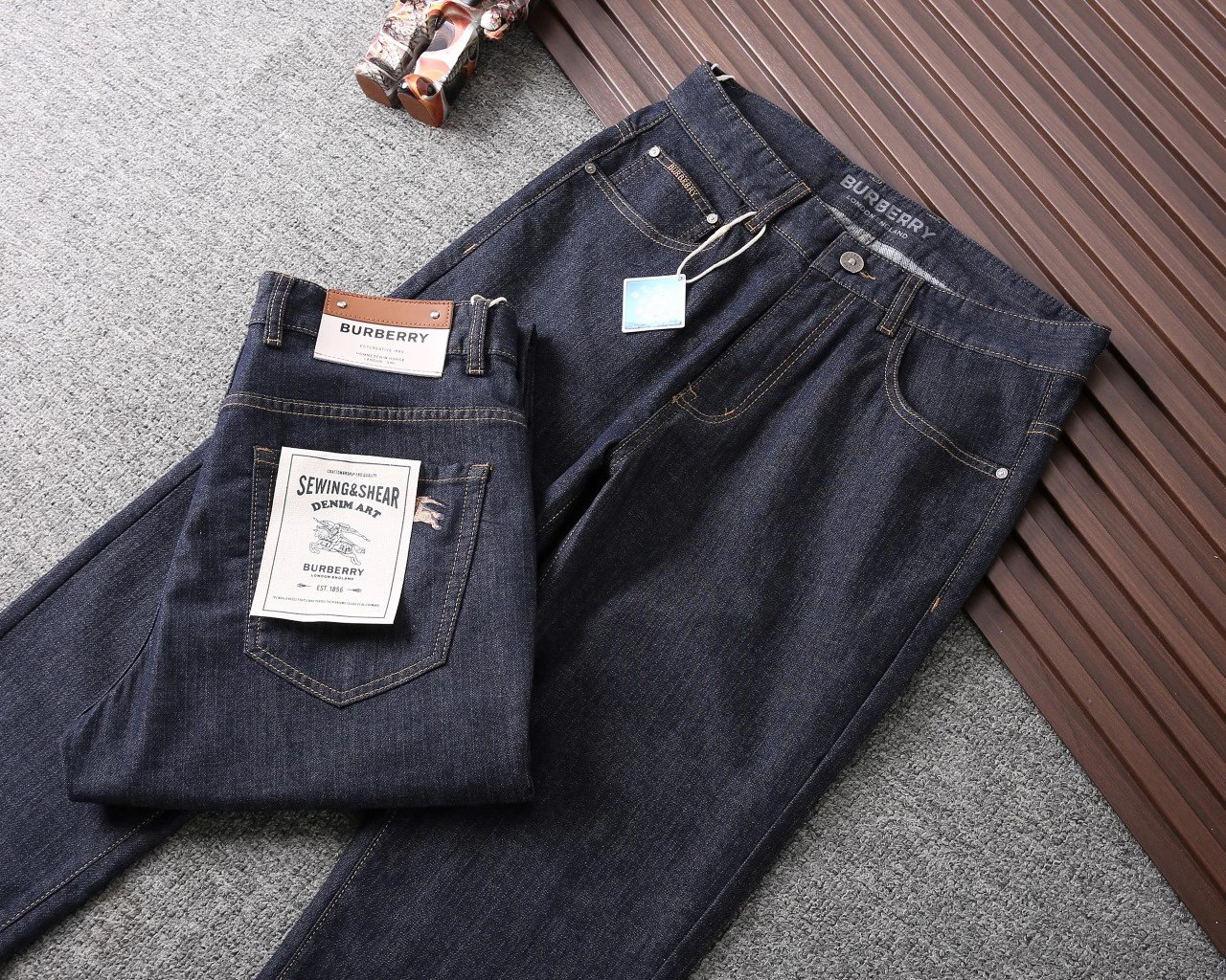 Burberry B3622 Dark Blue Men's Denim Jeans