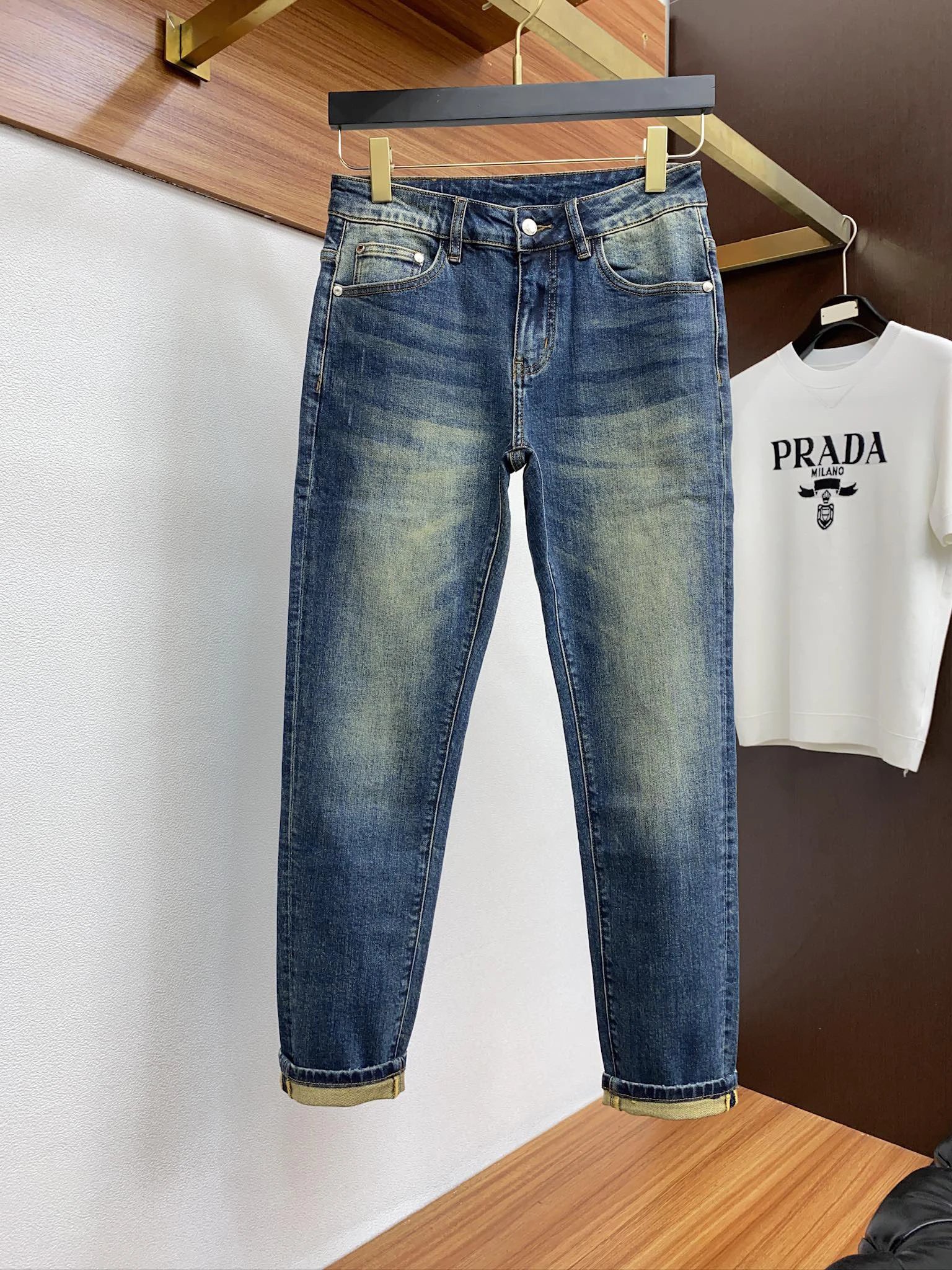 Balenciaga Patchwork Italian Denim Pants