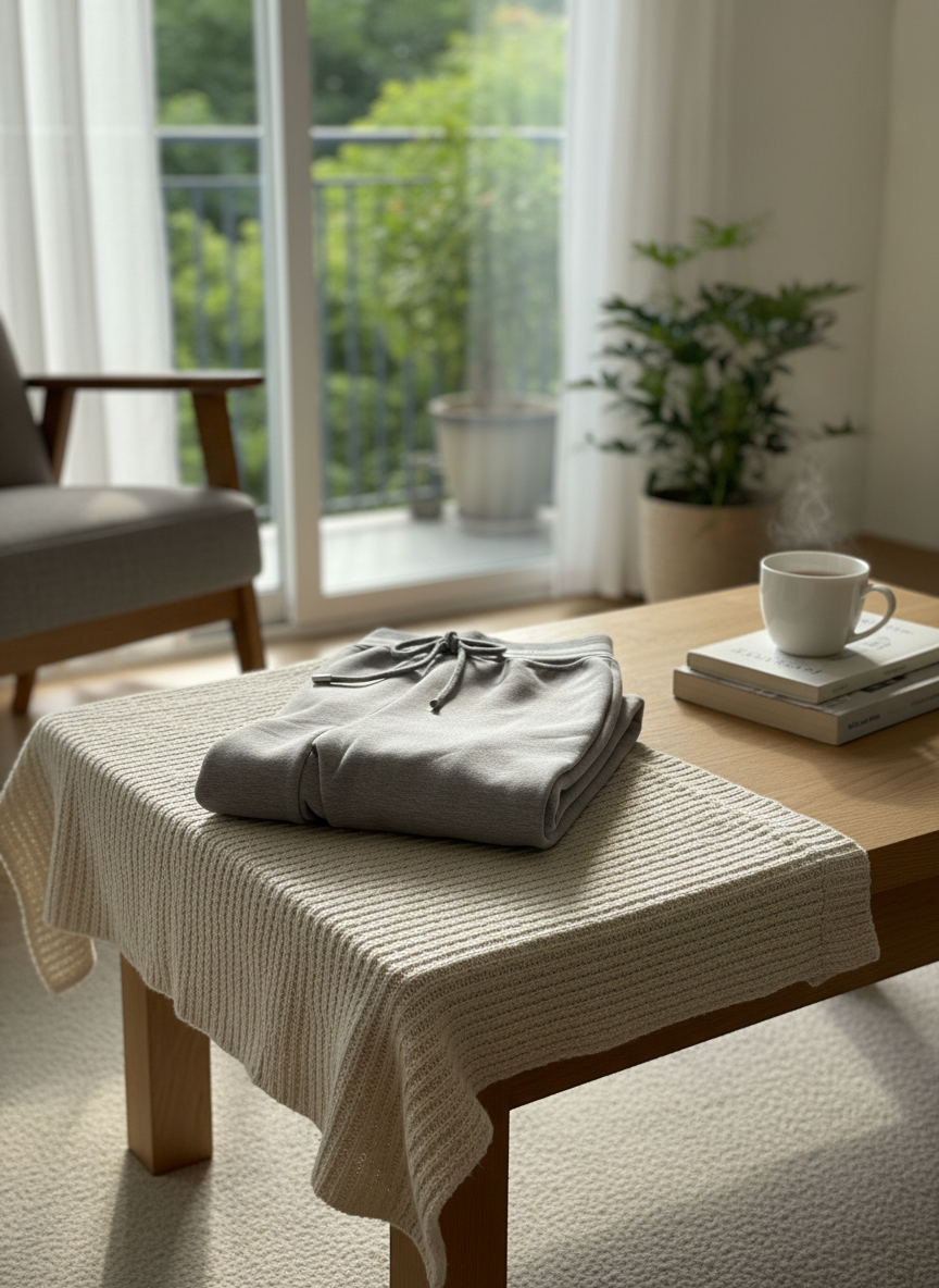 CHANEL Women Grey Wide Leg Drawstring Pants