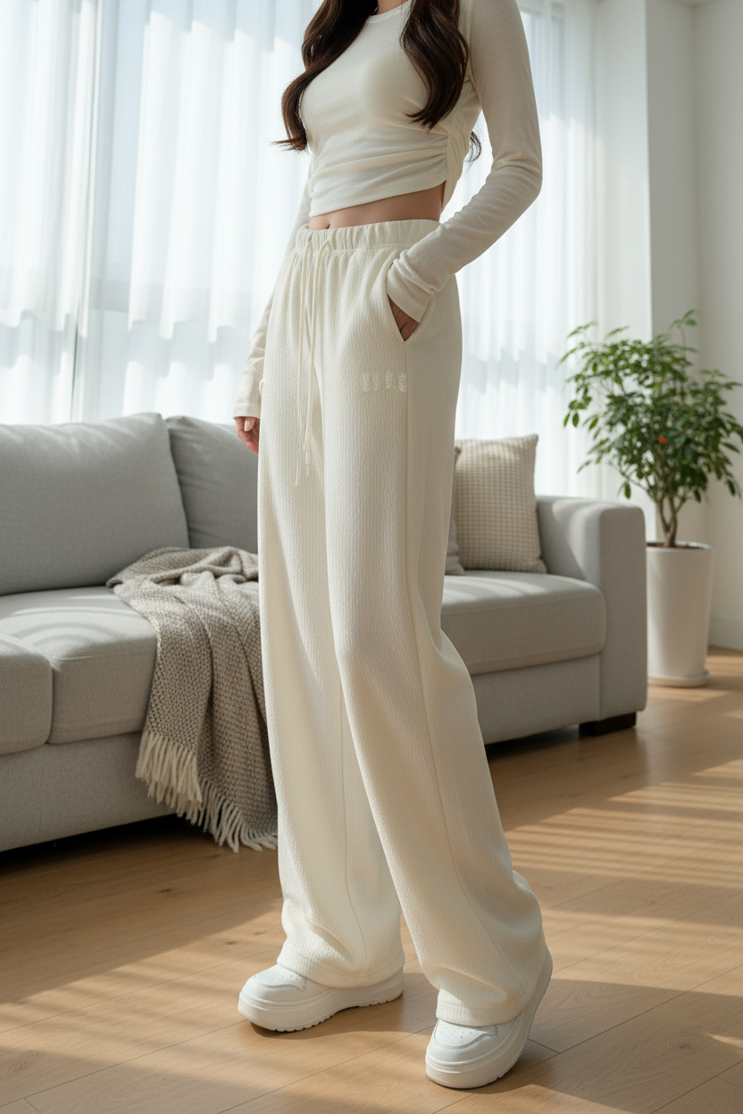 CHANEL Women Wide Leg High Waist Pants