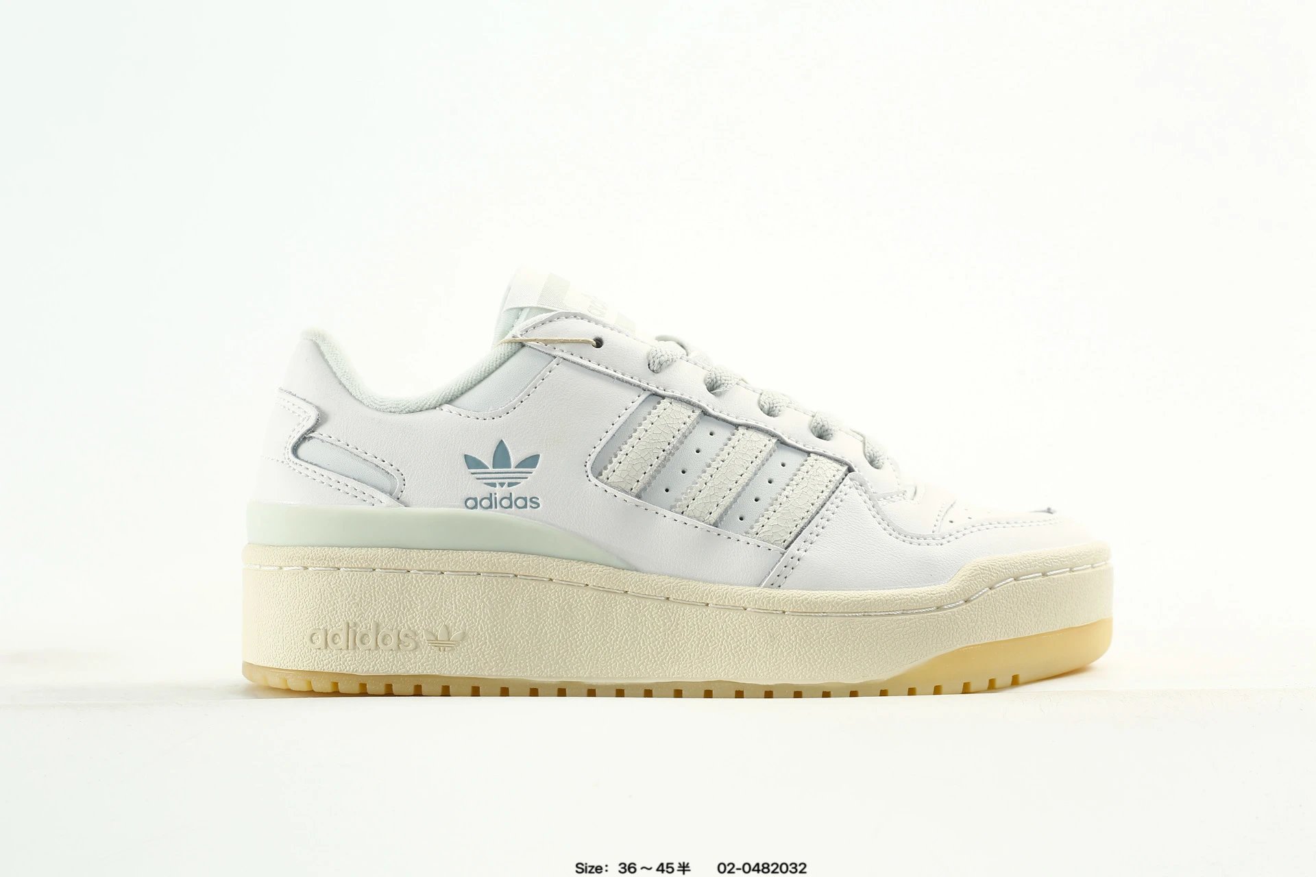 Adidas Men’s White Retro Leather Sneakers