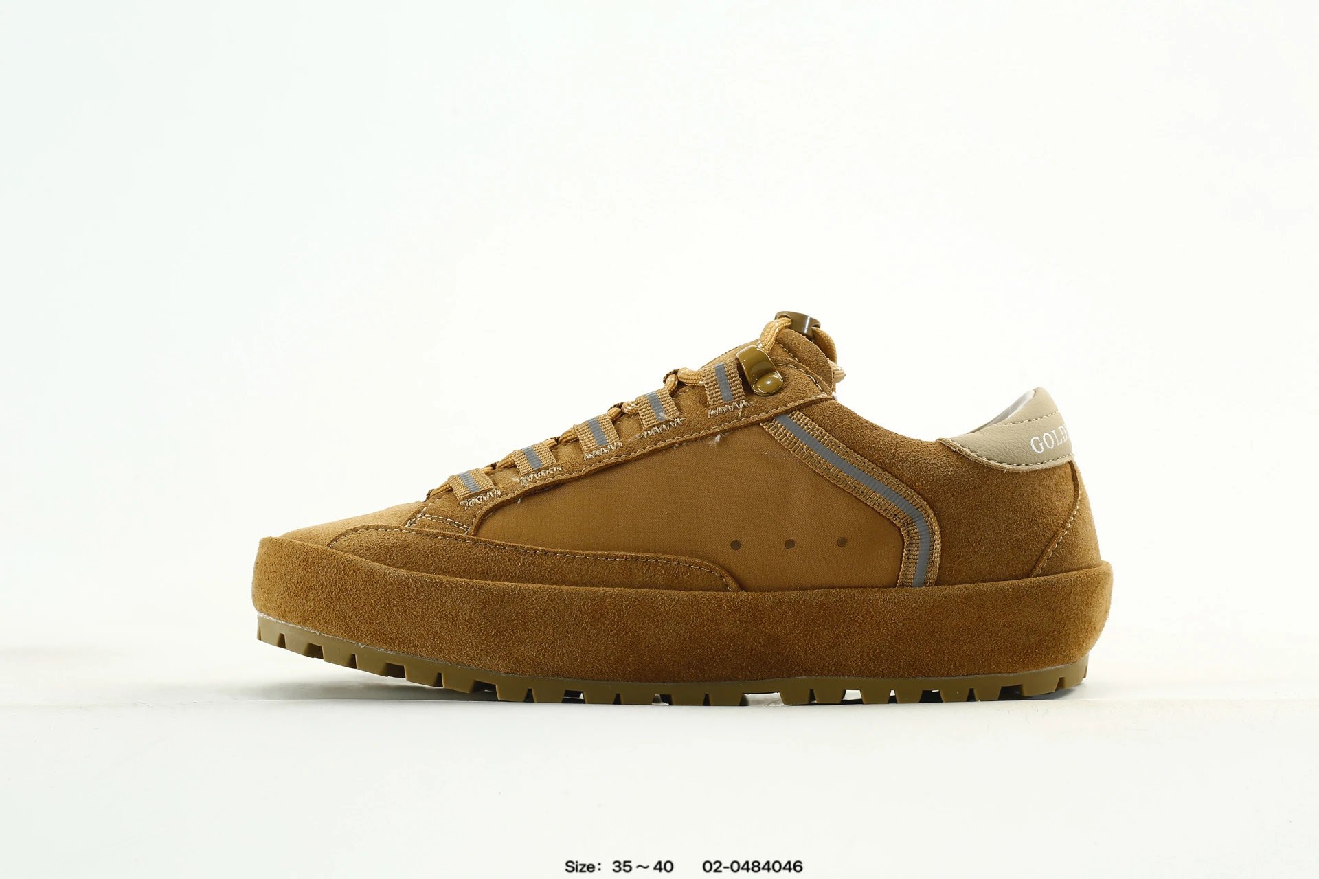 Golden Goose Brown Suede Star Women Sneakers