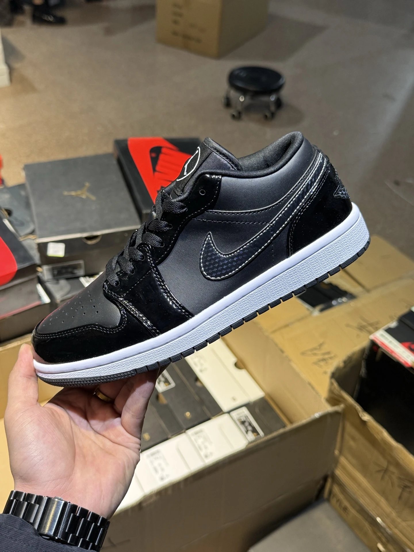 Nike Air Jordan 1 Low Red White Sneakers Shoes