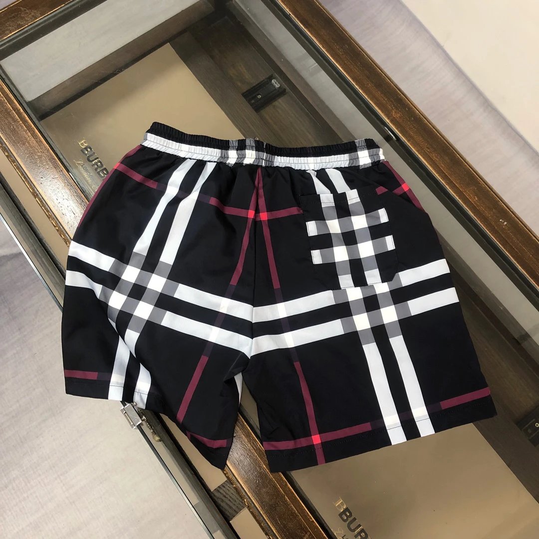 Burberry Men Classic Check Plaid Summer Shorts