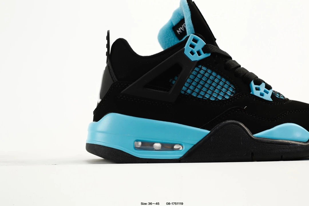 Air Jordan Black Blue Mesh Running Shoes
