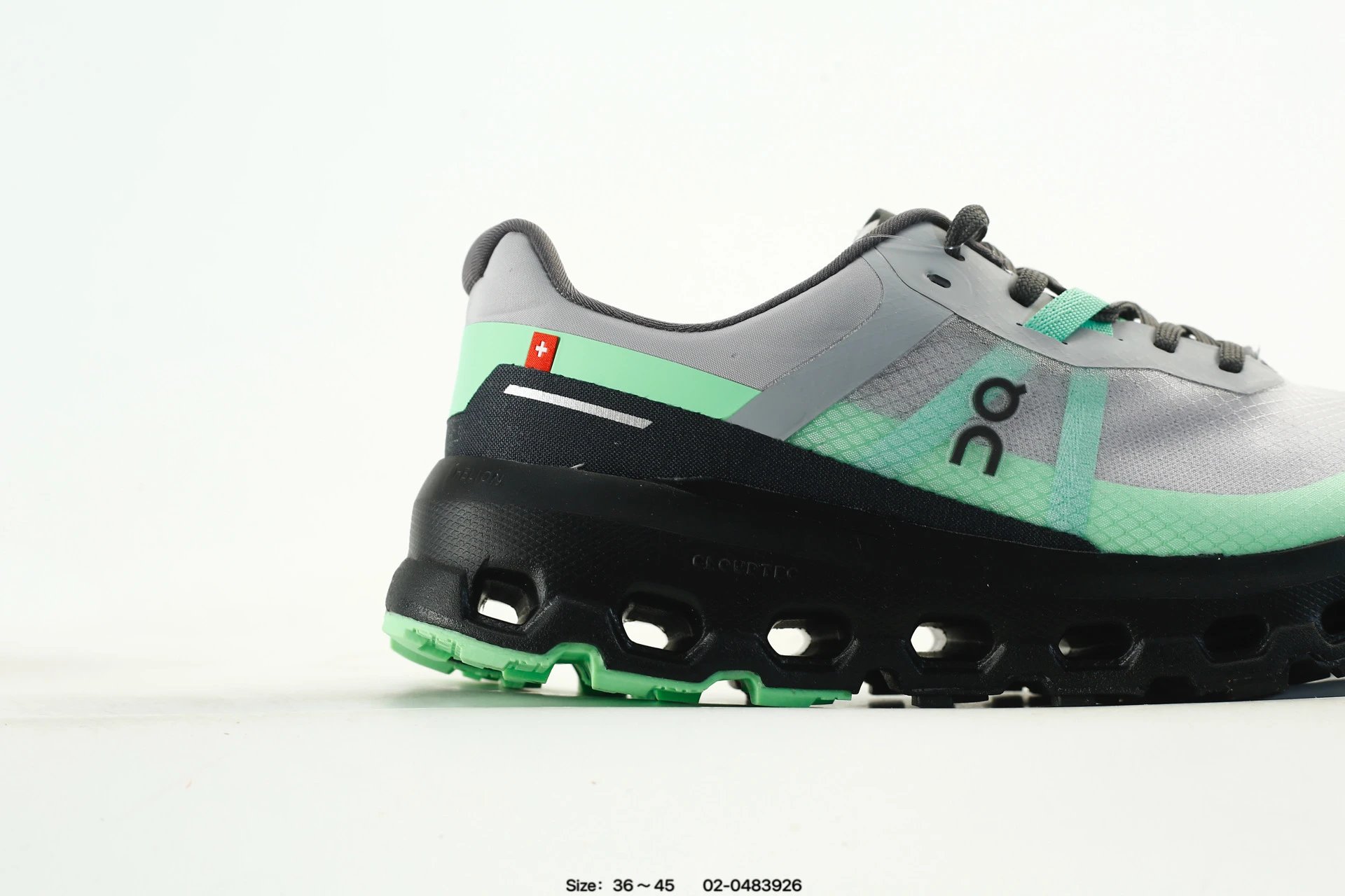 On CloudTec Trail Running Shoes Grey Mint