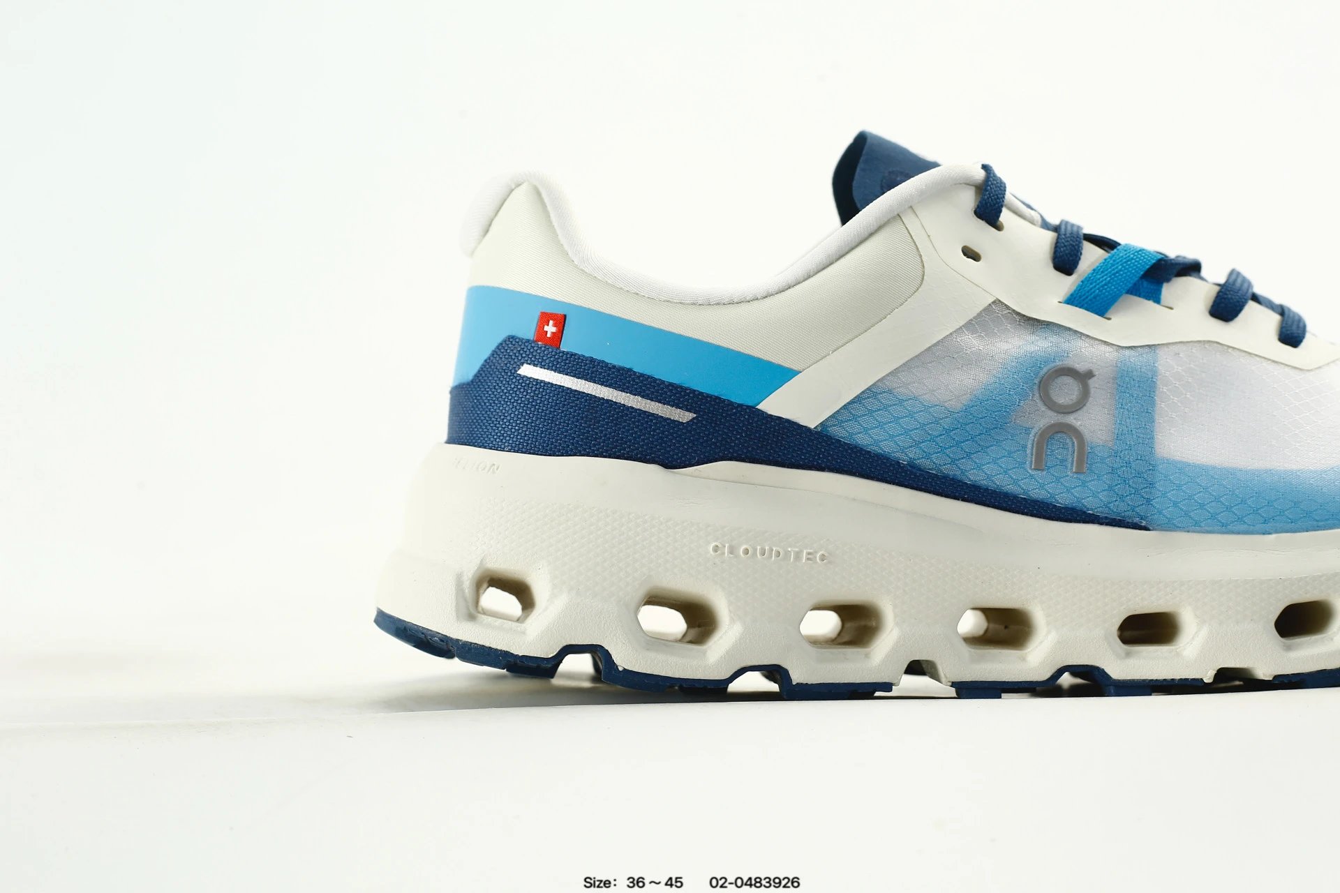 On Running CloudTec Blue White Lightweight Sneakers