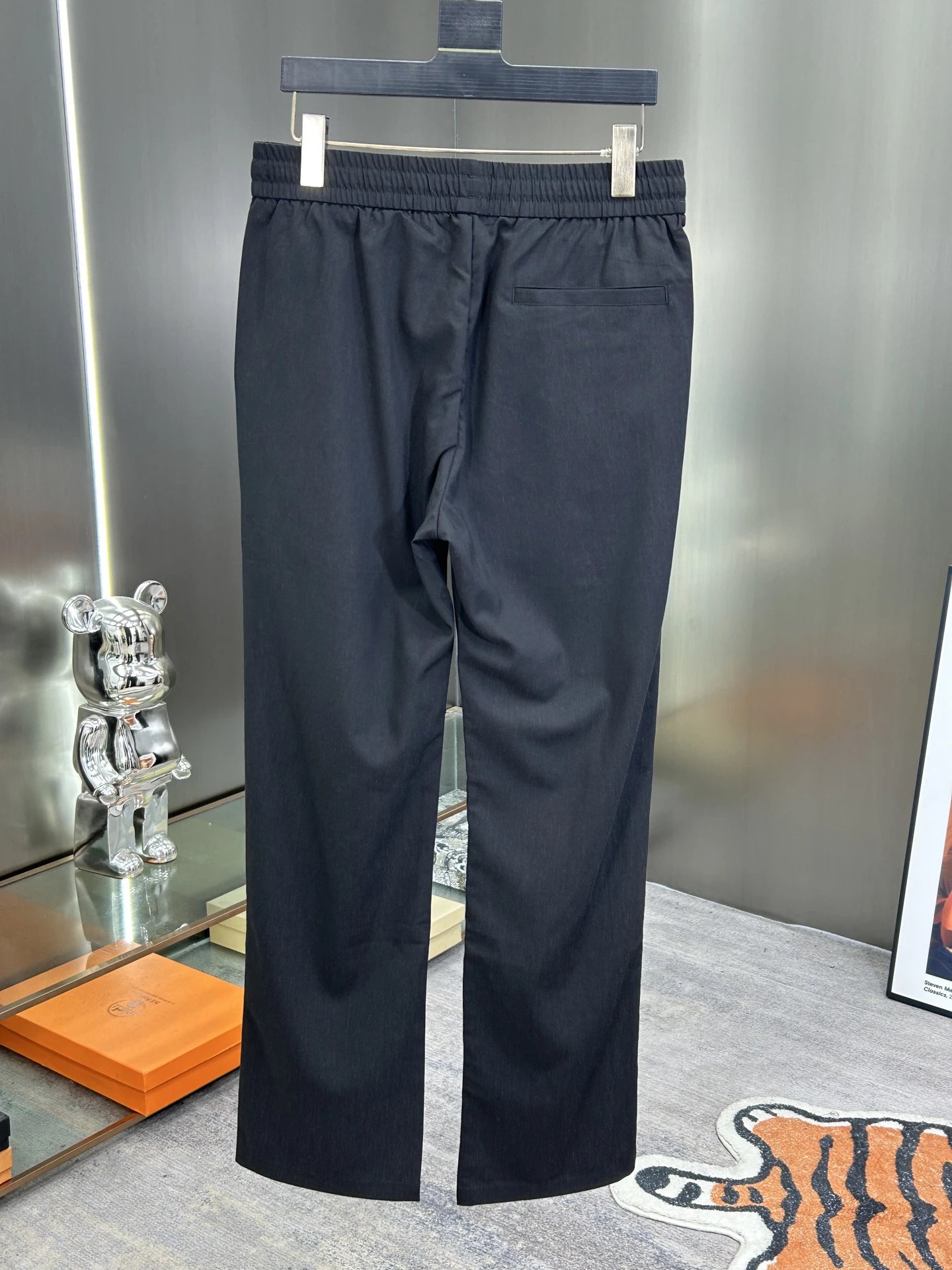 Balenciaga Casual Black Straight Leg Pants