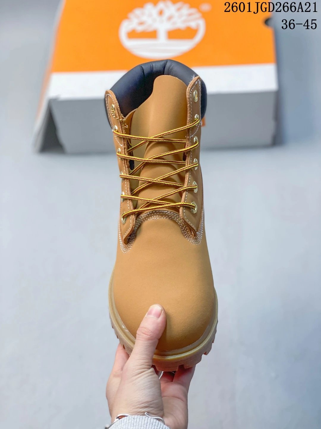 Timberland Classic Waterproof Leather Work Boots Wheat