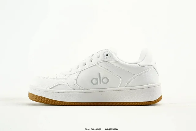ShoesAlo White Leather Sneakers Casual Style