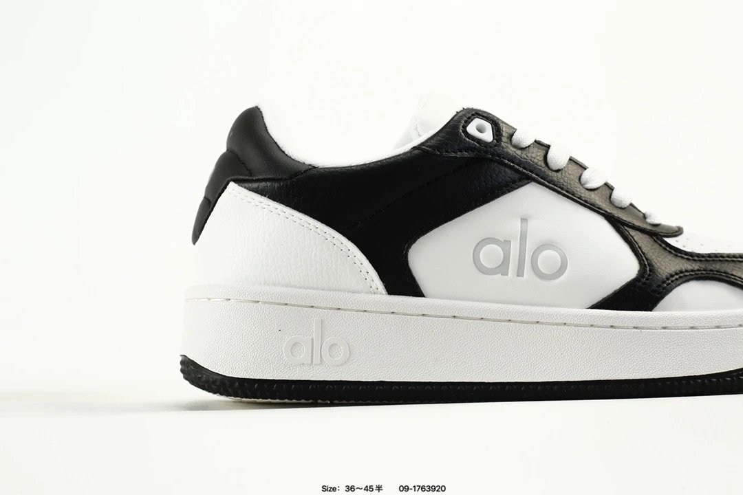 ShoesAlo Black White Leather Unisex Casual Sneakers