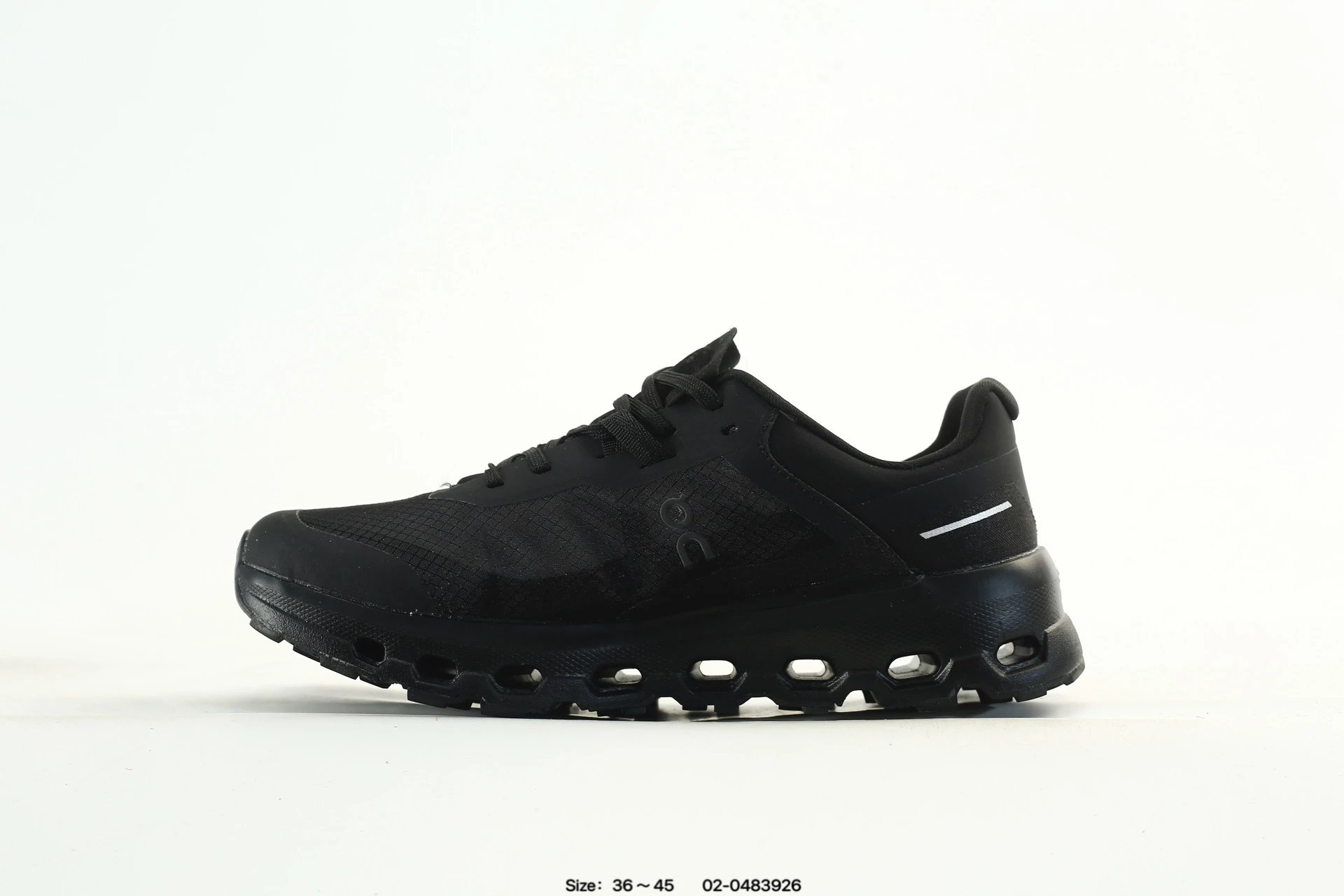 ShoesOn CloudTec Black Men’s Running Sneakers