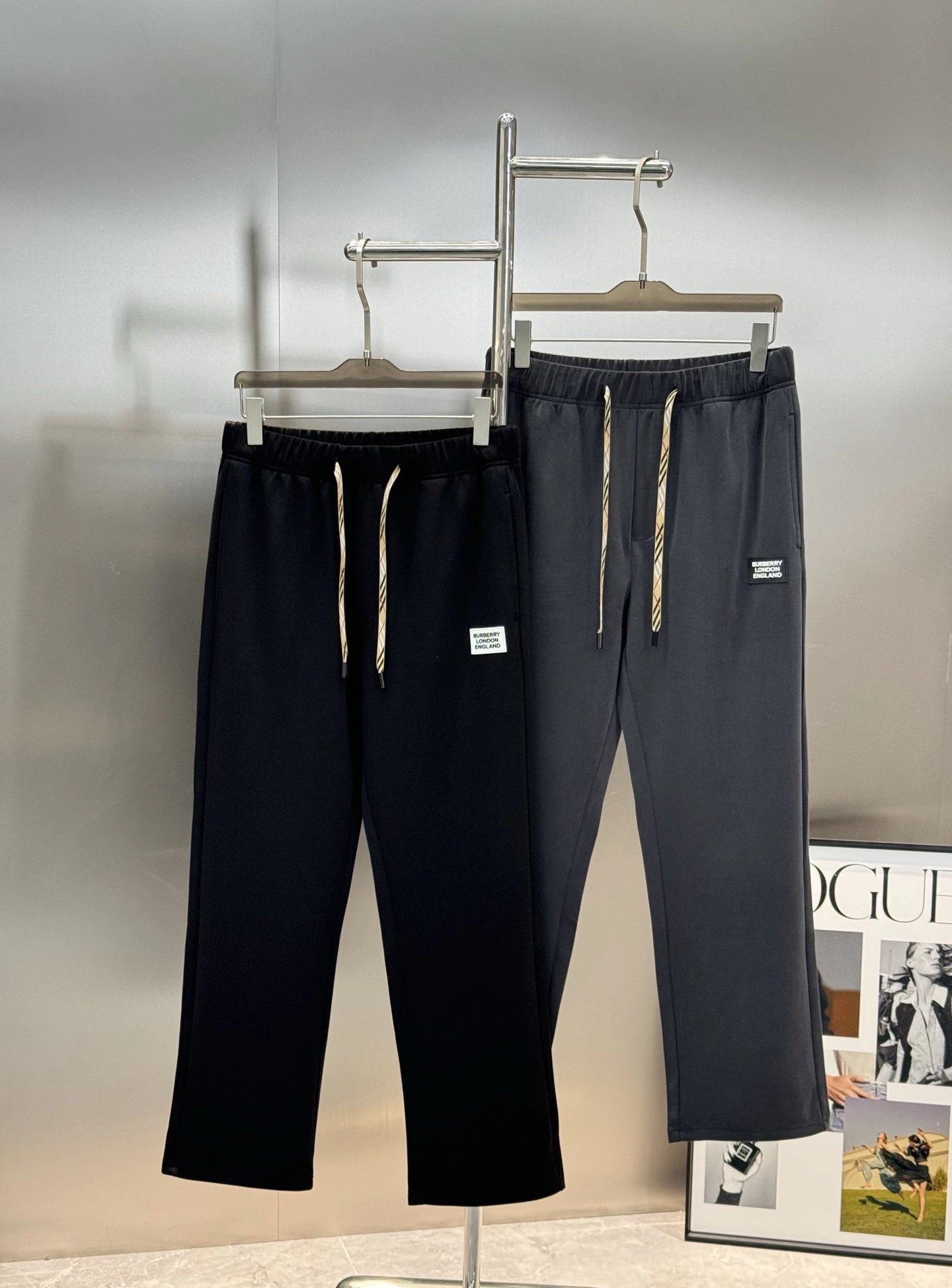 Balenciaga Unisex Casual Joggers Soft Cotton Street Pants