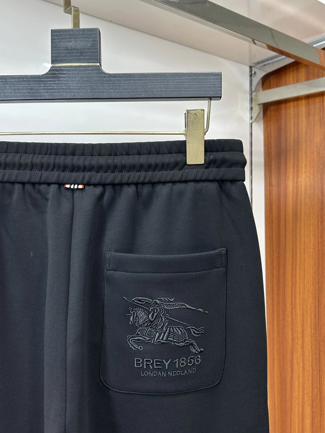 Balenciaga Black Drawstring Casual Pants