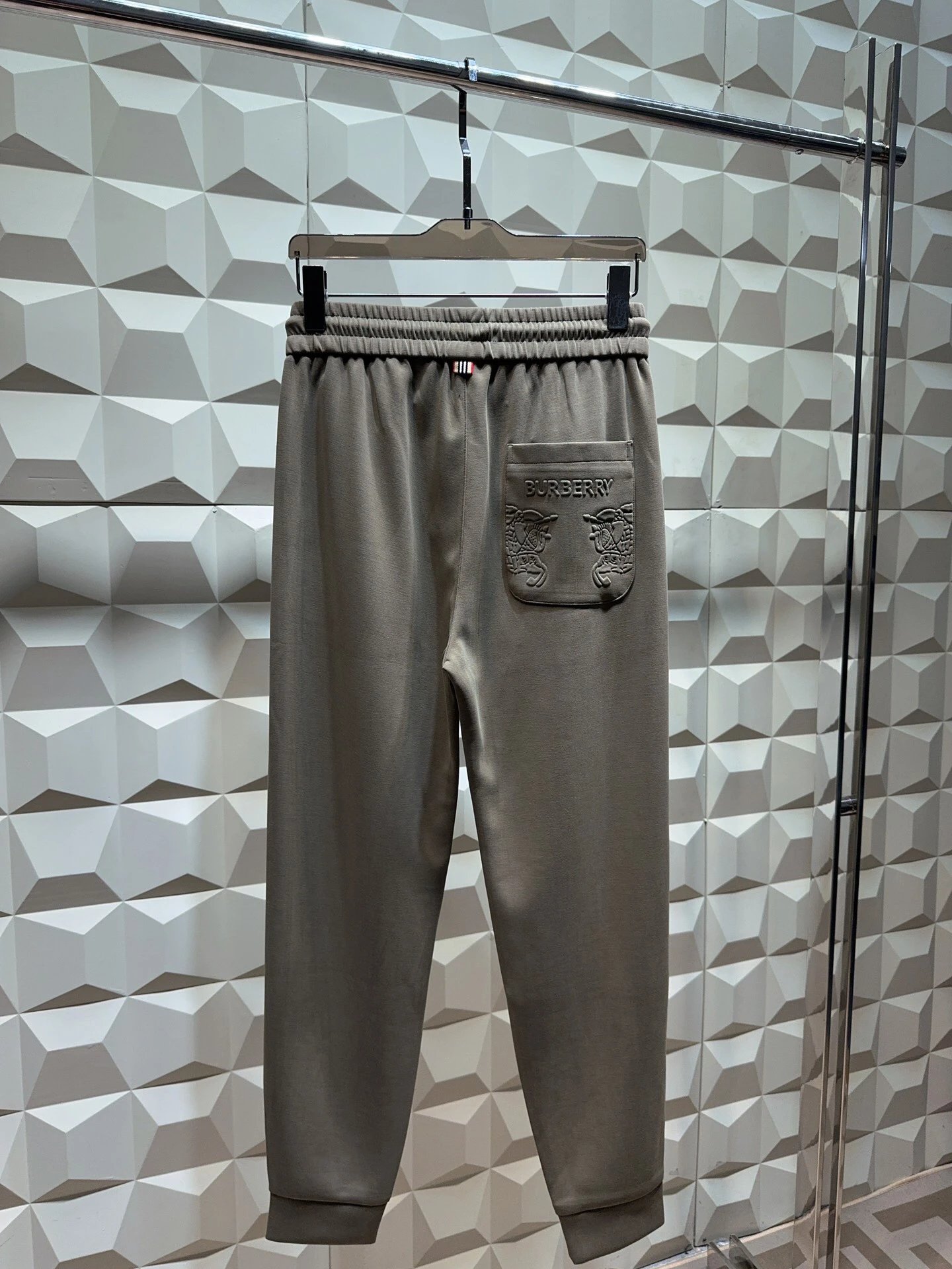 Balenciaga Casual Sweatpants Elastic Drawstring Logo Pants