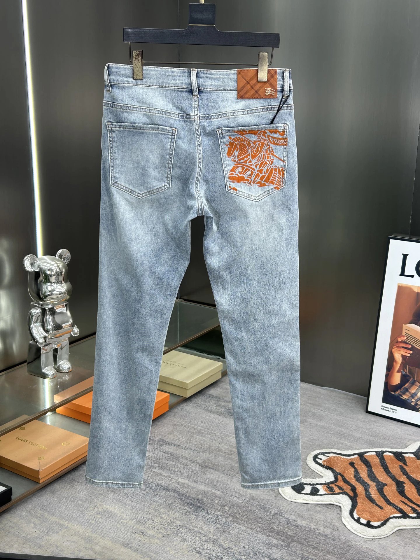 Balenciaga Light Wash Slim Fit Denim Jeans