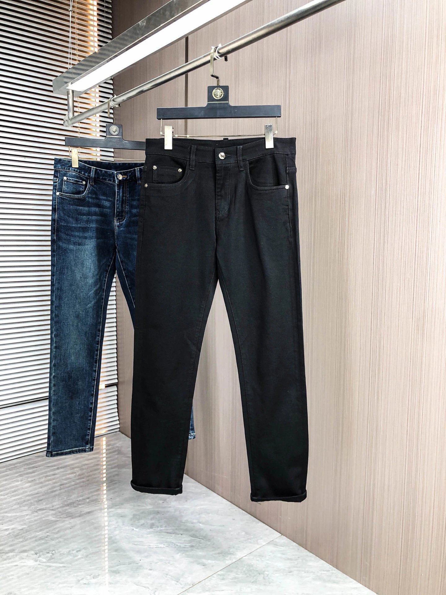 Burberry Black Slim Fit Stretch Denim Jeans