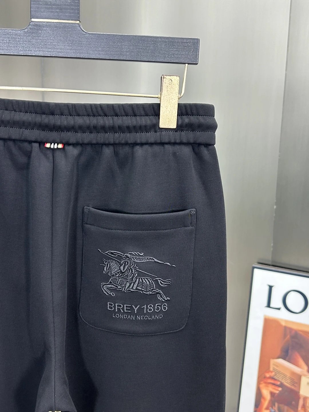 Balenciaga Casual Jogger Pants Embroidered Logo