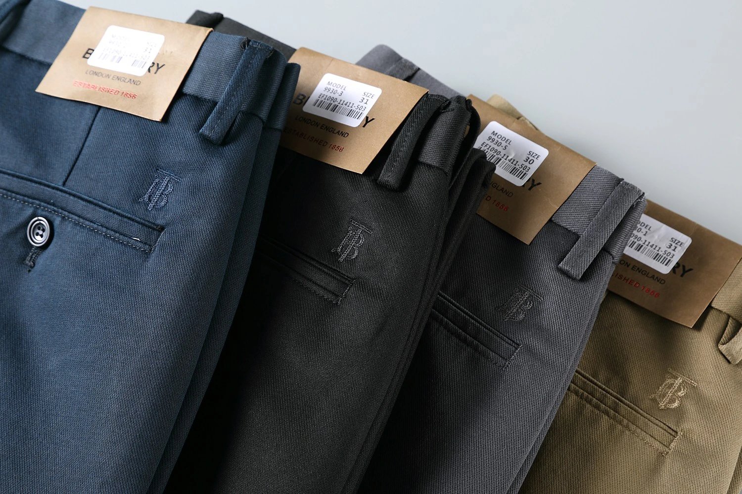 Balenciaga Men Slim Fit Pants Business Casual Trousers