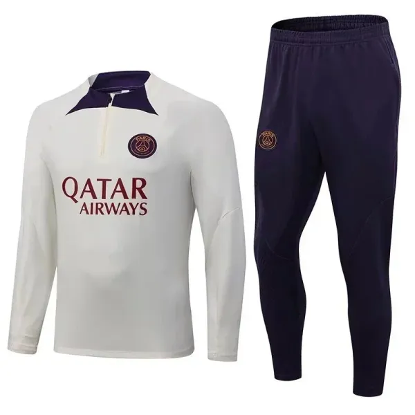 Paris Saint-Germain Training Set White/Navy Activewear - 1