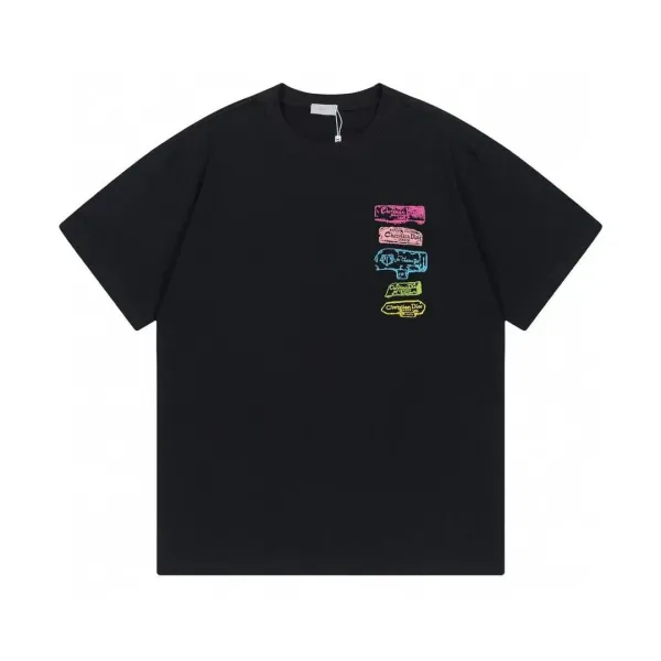 Dior x Christopher Dior Archive Patchwork T-Shirt Black - 1