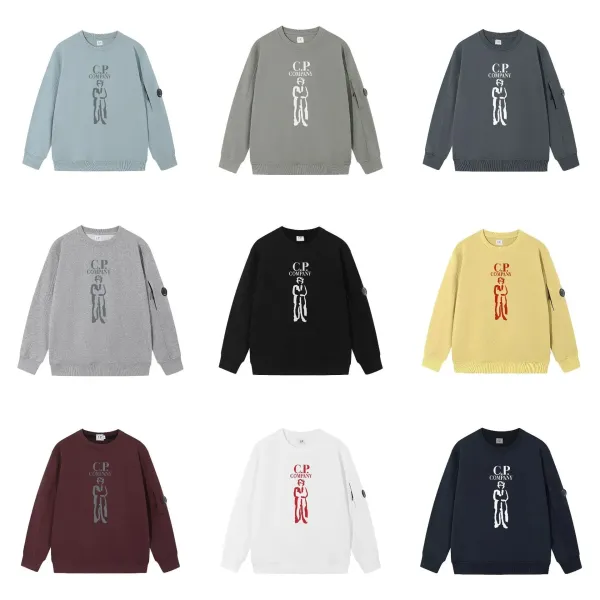 C.P. Company Logo Print Sweatshirt Light Blue - 4