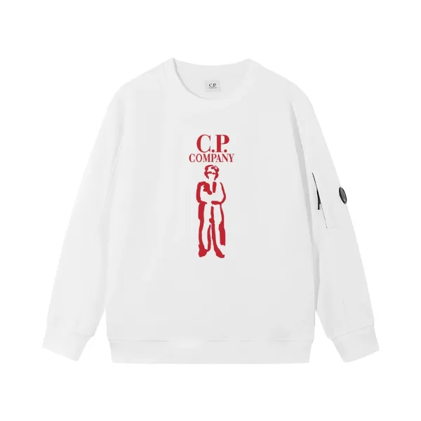 C.P. Company Logo Print Sweatshirt Light Blue - 6