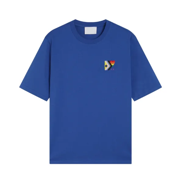 Comme des Garçons Play x Heart Logo Blue T-Shirt - 1