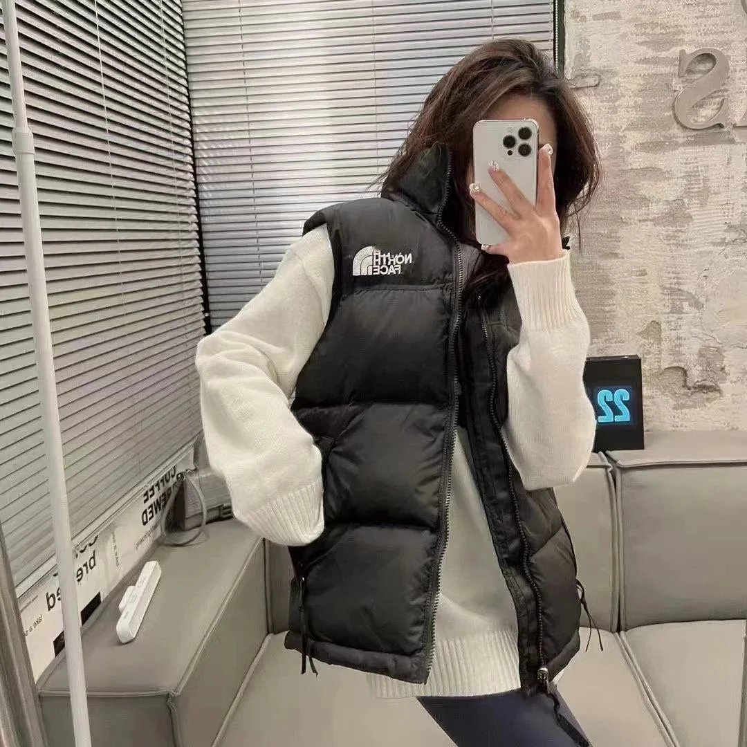 The North Face Nuptse Vest Orange/Black Vest - 7