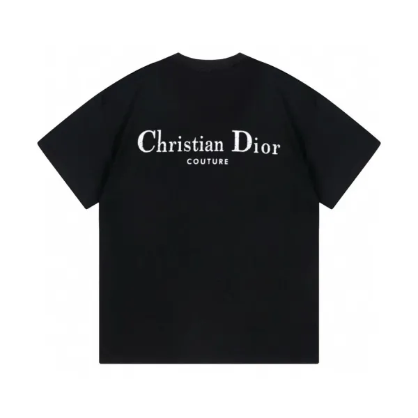 Dior Oblique Logo Appliqué White T-Shirt - 9